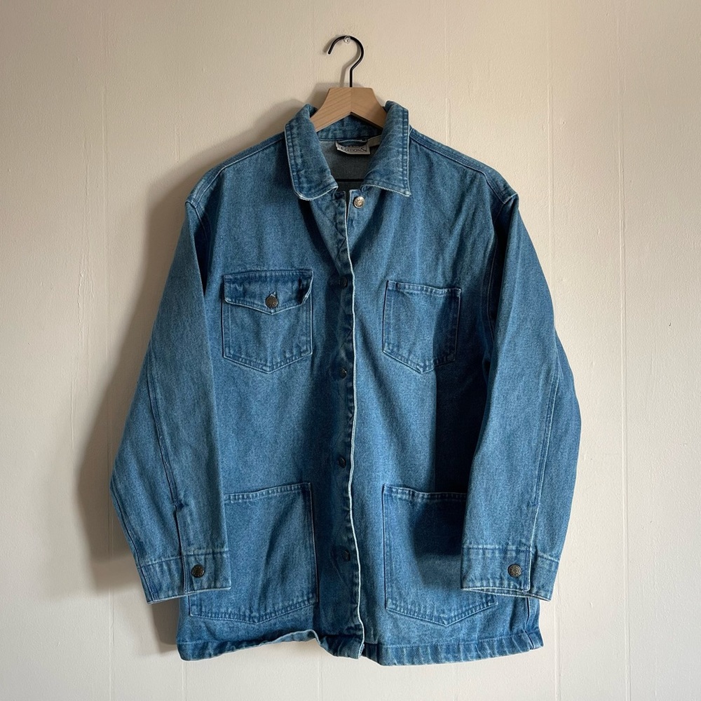Basic Editions Denim Jean Jacket - image 2